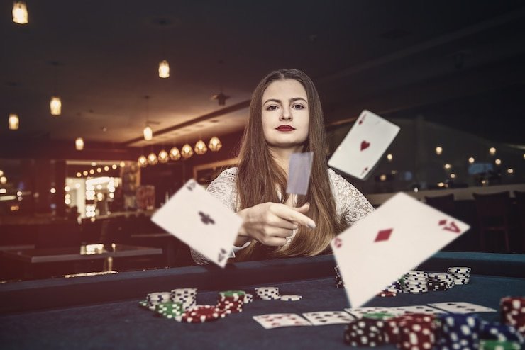 Studio dealer langsung jos55 dengan meja blackjack dan roulette profesional